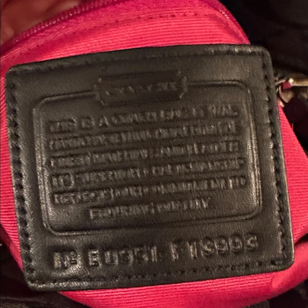 Coach Hampton signature canvas/python/leather carryall E0951-F13993 and wristlet